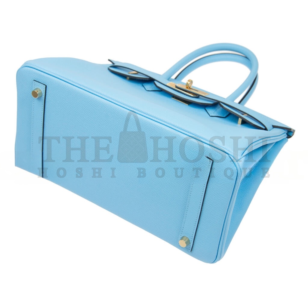 H**me5 BIRKIN 25 SKY BLUE TOP HANDLE BAG BK307NEPGP (25*20*13cm) Master Quality
